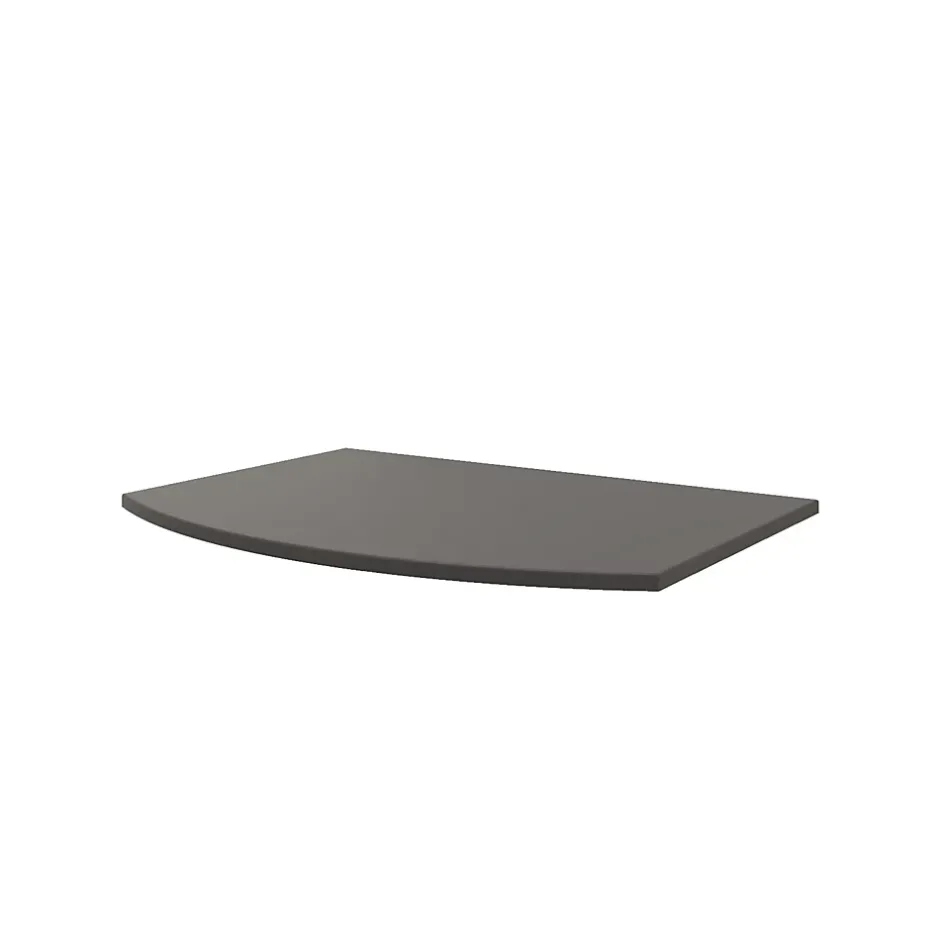 Plan de toilette pour vasque à poser Vague anthracite brillant 69,4 cm