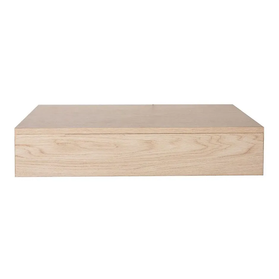 Mob-In Plan de toilette suspendu pour vasque WILL - 60 cm - Ep. 12 cm - Décor Chêne