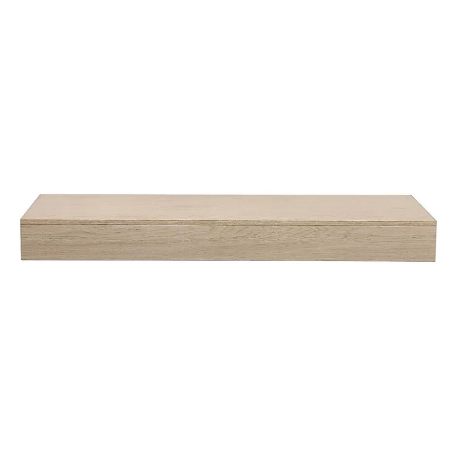 Mob-In Plan de toilette suspendu pour vasque WILL - 120 cm - Ep. 12 cm - Décor Chêne