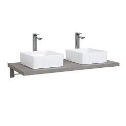 Mob-In Plan de toilette suspendu pour vasque WILL - 120 cm - Ep. 3,8 cm