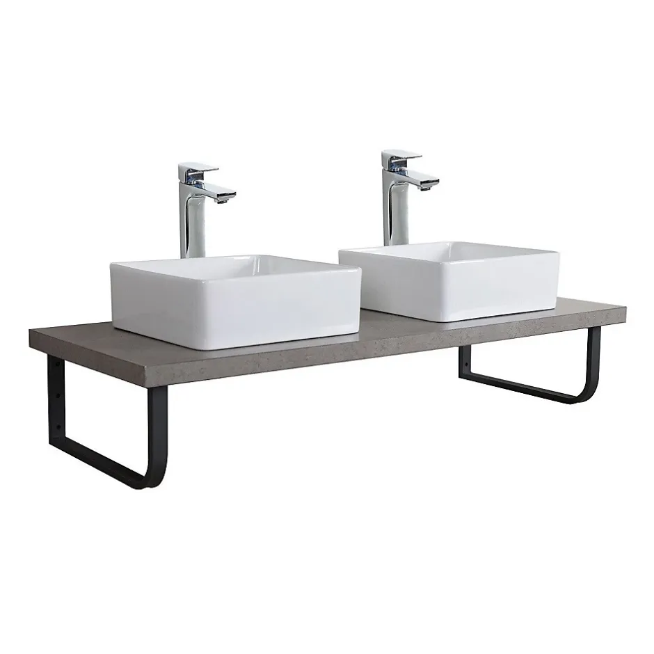 Mob-In Plan de toilette suspendu pour vasque WILL - 120 cm - Ep. 3,8 cm