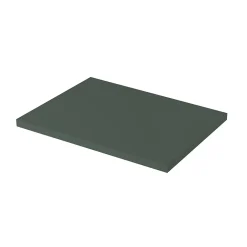 GoodHome Plan de toilette vert mat L.60,4 x l.45,2 x ép.2,8 cm, Perma