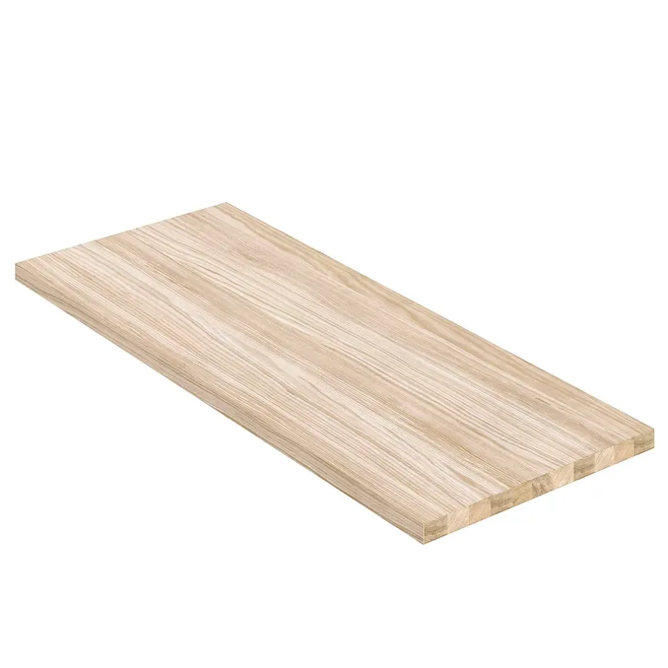T-Bath Plan de toilette 121x49x3 cm hydrofuge placage orme naturel* Plan De Travail Salle De Bains