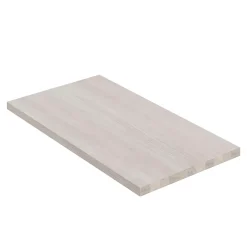T-Bath Plan de toilette 91x49x3 cm hydrofuge placage frêne naturel