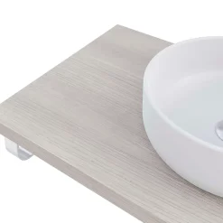 T-Bath Plan de toilette 91x49x3 cm hydrofuge placage frêne naturel