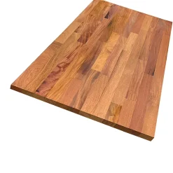 Forestea Plan de travail acajou massif huilé lamellé collé abouté 2500 x 650 x 36 mm