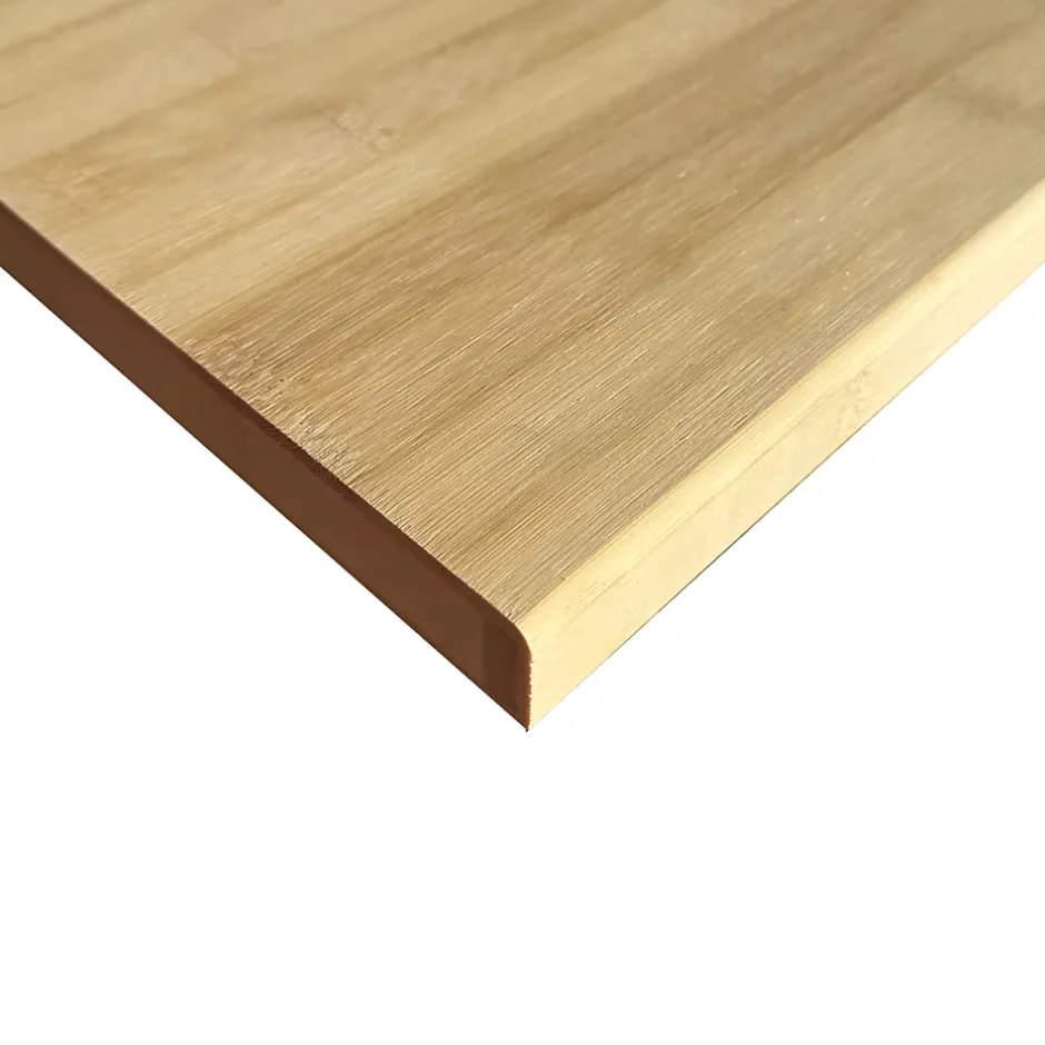 Wood&Sens Plan de travail bois massif Bambou Naturel lamellé collé L.250 X P.65 cm, Ep. 36 mm