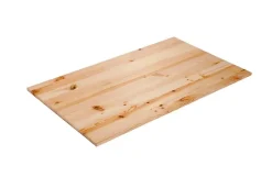 Wood&Sens Plan de travail bois massif Pin Rustique pleines lames L.240 x P.65 cm, Ep.26 mm* Plan De Travail Buanderie
