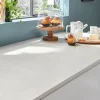 GoodHome Plan de travail compact 1 face blanc / 1 face aspect pierre Nepeta L.300 x l.62 x Ép.1,2 cm