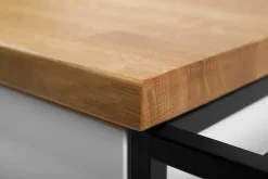 Furnidea Plan de travail en bois chêne massif naturel 160 cm pour meuble de salle de bain* Plan De Travail Salle De Bains