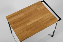 Furnidea Plan de travail en bois chêne massif naturel 160 cm pour meuble de salle de bain* Plan De Travail Salle De Bains