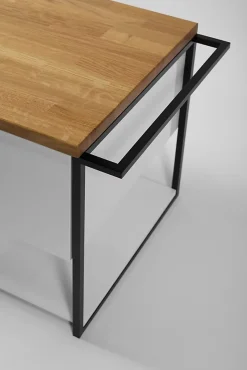 Furnidea Plan de travail en bois chêne massif naturel 160 cm pour meuble de salle de bain* Plan De Travail Salle De Bains