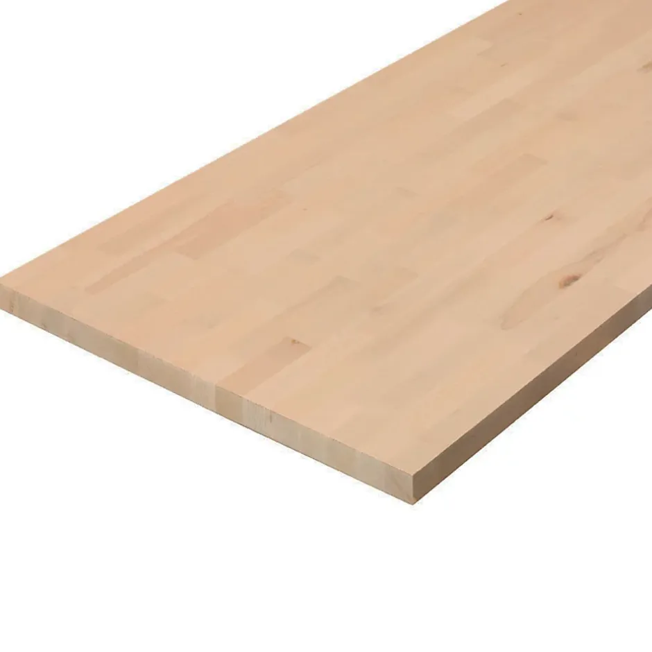 Forestea Plan de travail hêtre massif lamellé collé abouté 2500 x 650 x 26 mm