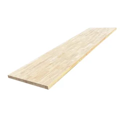 Wood&Sens Plan de travail Hévéa Massif Lamellé Collé Abouté, L.250 cm x l.65 cm, Ep.36 mm* Plan De Travail Buanderie