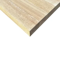 Wood&Sens Plan de travail Hévéa Massif Lamellé Collé Abouté, L.250 cm x l.65 cm, Ep.36 mm* Plan De Travail Buanderie