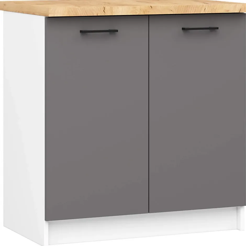 Akord Furniture Factory Plan de travail pour la cuisine basse AKORD S80 OLIWIA Chêne Craft 80 cm couleur Chêne Craft 80x60x3,2 cm