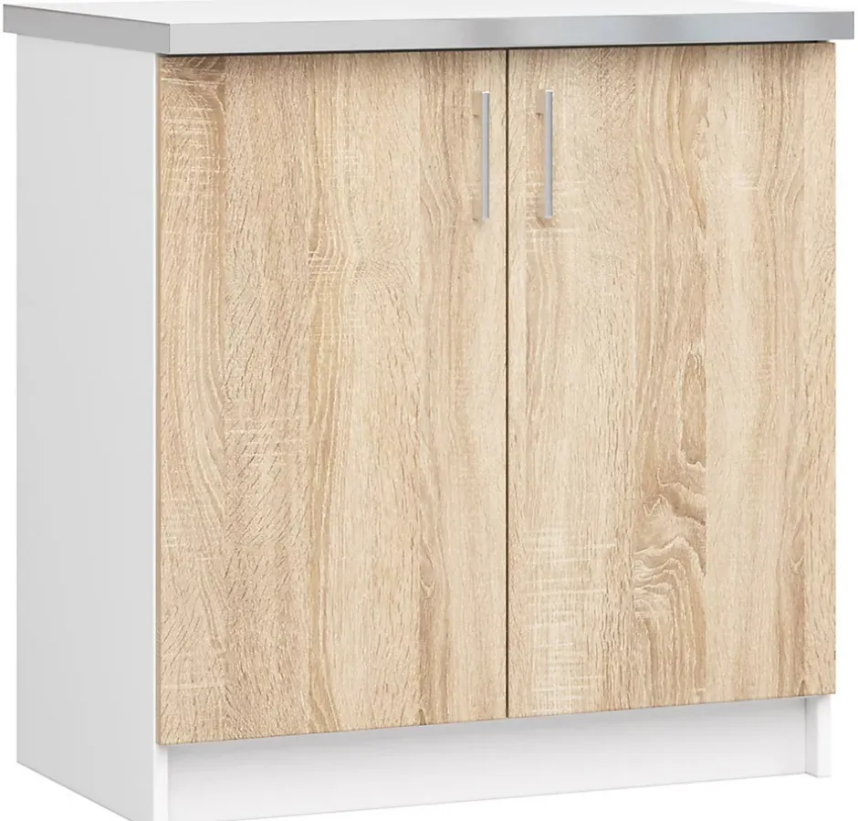 Akord Furniture Factory Plan de travail pour la cuisine AKORD S80 LIMA Blanc 80 cm couleur Blanc 80x54x3,2 cm