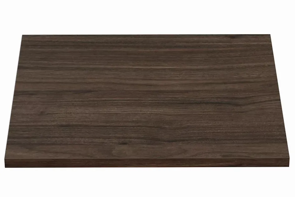 Furnidea Plan de travail pour meuble de salle de bain TERRA VILLA coloris noyer foncé 60 cm* Plan De Travail Salle De Bains