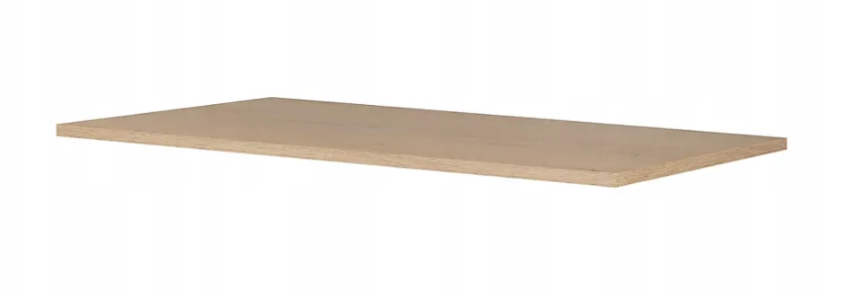 Furnidea Plan de travail pour meuble de salle de bain SIMPLE en chêne clair 80 cm