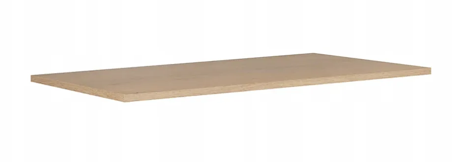 Furnidea Plan de travail pour meuble de salle de bain SIMPLE en chêne clair 80 cm