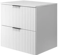 Furnidea Plan de travail pour meuble de salle de bain VENA FLOW blanc mat 80 cm