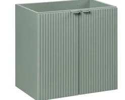 Furnidea Plan de travail pour meuble de salle de bain LINE REED GREEN vert SAUGE 60 cm* Plan De Travail Salle De Bains