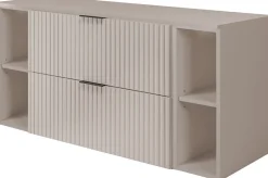 Furnidea Plan de travail pour meuble de salle de bain VENA FLOW cachemire mat 120 cm