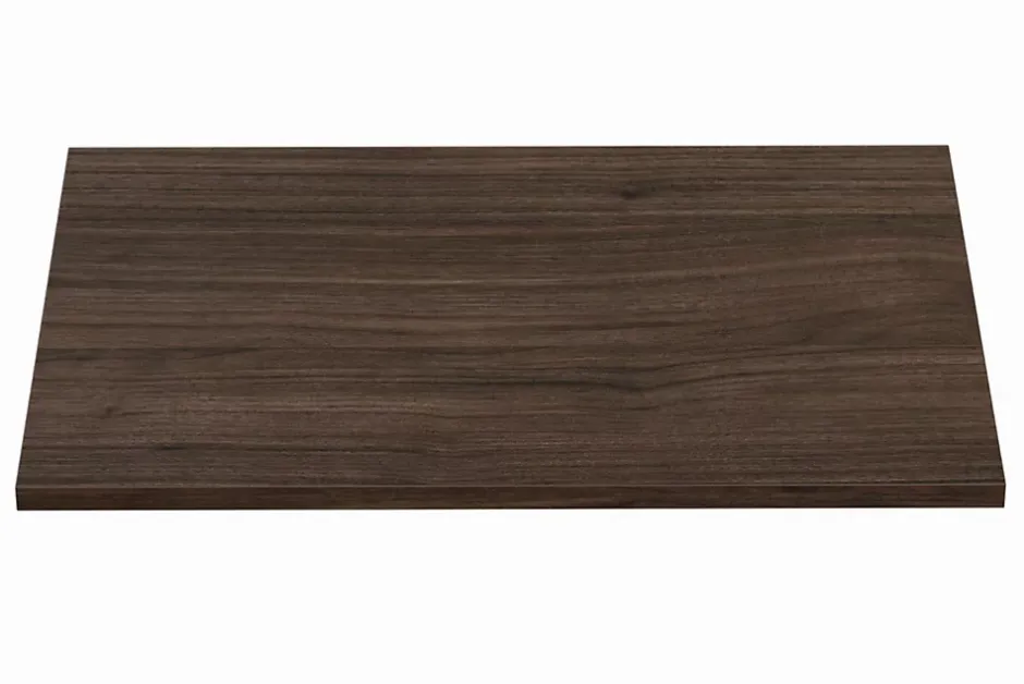 Furnidea Plan de travail pour meuble de salle de bain TERRA VILLA coloris noyer foncé 80 cm* Plan De Travail Salle De Bains