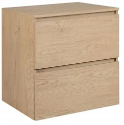 Furnidea Plan de travail pour meuble de salle de bain SIMPLE en chêne clair 60 cm