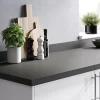 GoodHome Plan de travail stratifié anthracite mat Berberis L.300 x l.62 x Ép.3,8 cm* Plan De Travail Buanderie