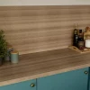 GoodHome Plan de travail stratifié aspect chevron chêne Berberis L.300 x l.62 x Ép.3,8 cm* Plan De Travail Buanderie