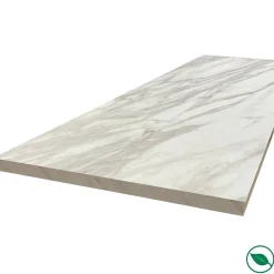 Forestea Plan de travail stratifié HPL marbre gris 2000 x 650 x 38 mm* Plan De Travail Buanderie