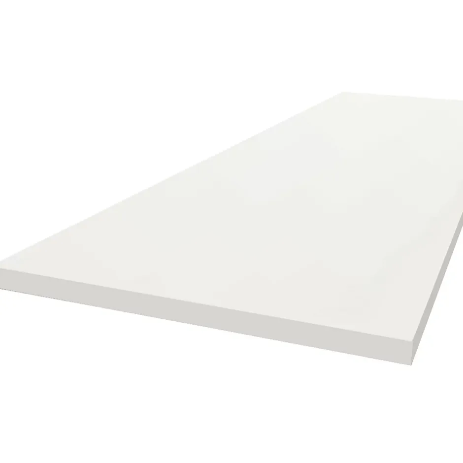 Forestea Plan de travail stratifié HPL blanc 2000 x 650 x 38 mm* Plan De Travail Buanderie
