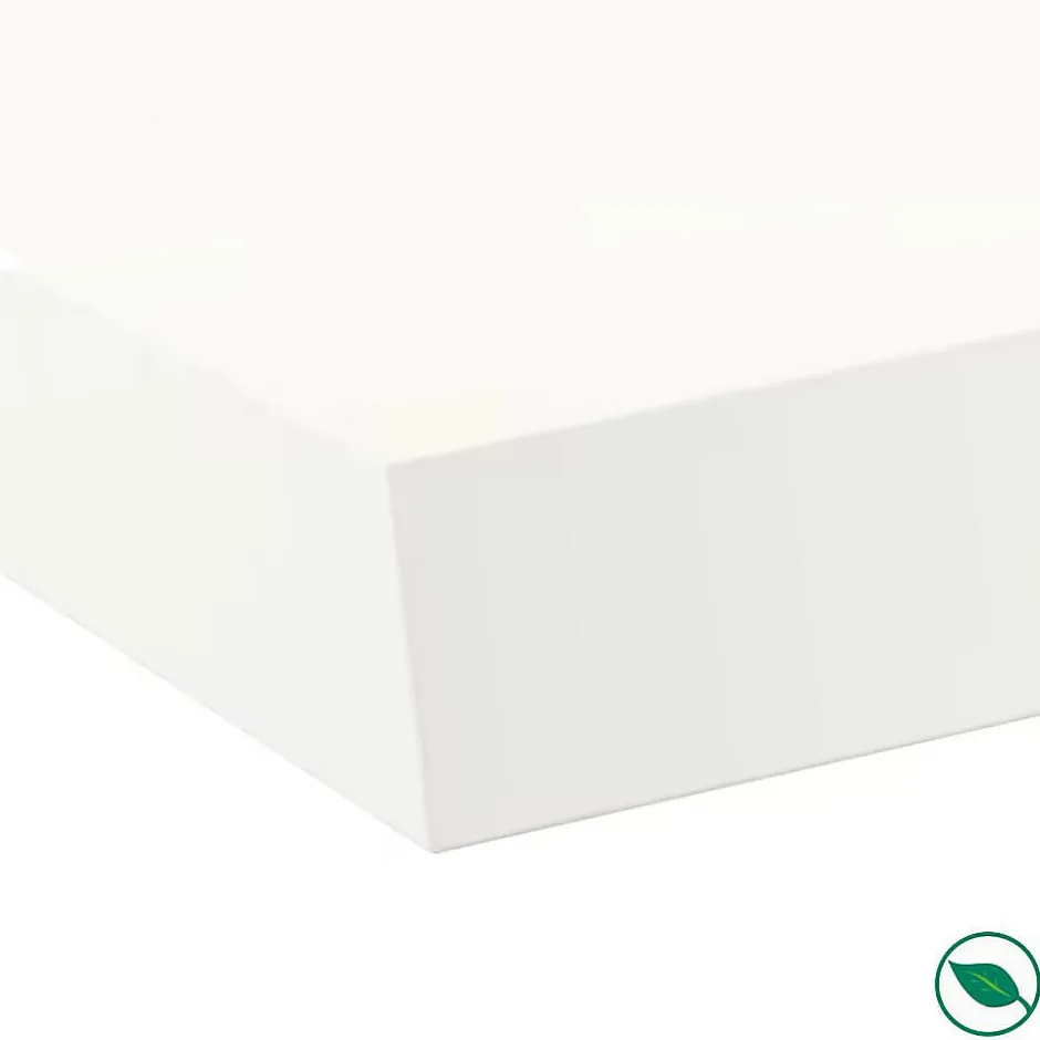 Forestea Plan de travail stratifié HPL blanc 2000 x 650 x 38 mm* Plan De Travail Buanderie