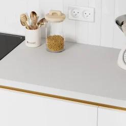 GoodHome Plan de travail stratifié blanc Kala L.300 x l.62 x Ép.3,8 cm* Plan De Travail Buanderie