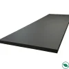 Forestea Plan de travail stratifié HPL noir mat 2000 x 650 x 38 mm