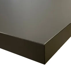 Forestea Plan de travail stratifié HPL noir mat 2000 x 650 x 38 mm
