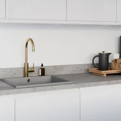GoodHome Plan de travail stratifié décor fusion granit Berberis L.300 x Ép.3,8 cm