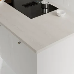 GoodHome Plan de travail stratifié aspect bois blanc Kabsa L.300 x l.62 x Ép.3,8 cm* Plan De Travail Buanderie