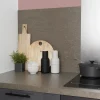 GoodHome Plan de travail stratifié aspect oxydé Kabsa L.300 x l.62 x Ép.3,8 cm