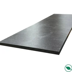 Forestea Plan de travail stratifié HPL ardoise 3000 x 650 x 38 mm* Plan De Travail Buanderie