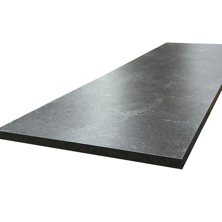 Forestea Plan de travail stratifié HPL ardoise 3000 x 650 x 38 mm* Plan De Travail Buanderie