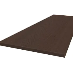 Forestea Plan de travail stratifié HPL chêne brun 3000 x 650 x 38 mm