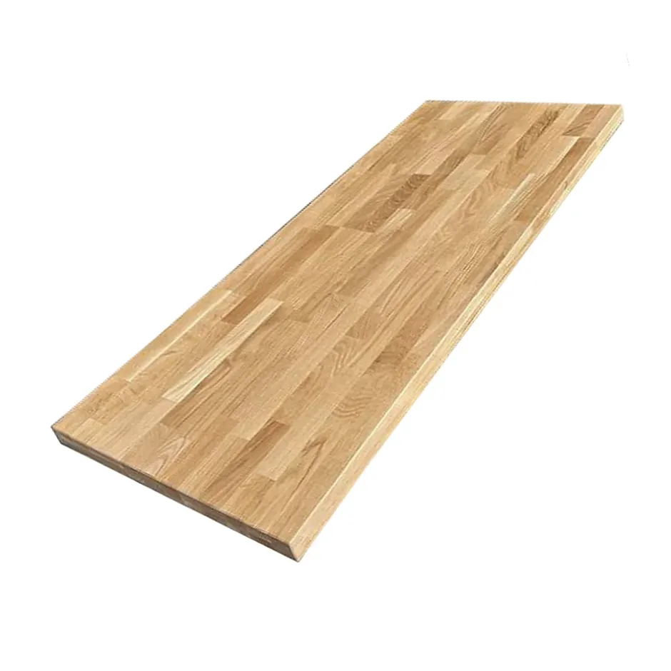 Wood&Sens Plan de vasque Chêne Pré-Huilé bois massif, l.121 x H.49 cm, Ep.36 mm