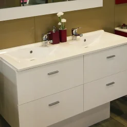 Cuisibane Plan double vasque design 120 cm RESILOGE* Plan Double Vasque