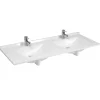 Cuisibane Plan double vasque en résine de synthèse RESIPLAN - 120 cm