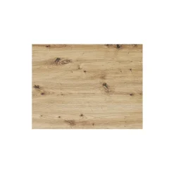 Meublorama Plan pour meuble sous vasque BRAZZA 60 cm Chene clair Epaisseur 2,5 cm À poser* Plan Double Vasque