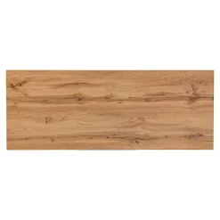 Meublorama Plan pour meuble sous vasque NOXERA 120 cm Coloris chene wotan À poser