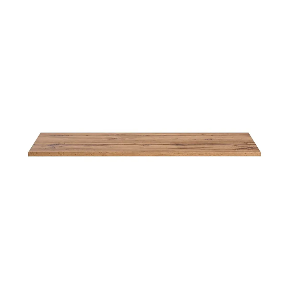 Meublorama Plan pour meuble sous vasque NOXERA 120 cm Coloris chene wotan À poser