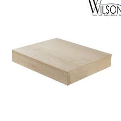 Wilson Plan salle de bain suspendu 60 cm Chêne naturel - Monica